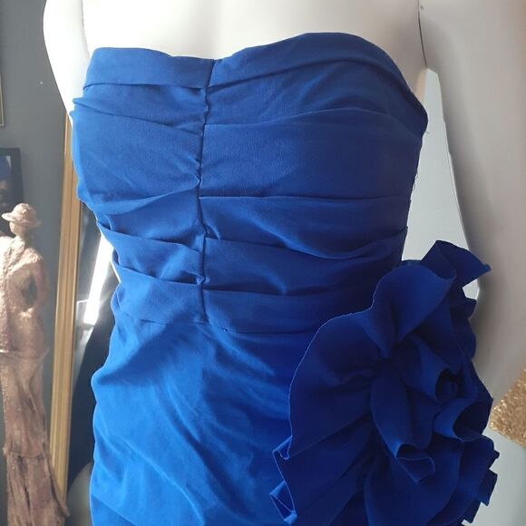 NWT Zara Cotton Strapless Mini Dress - Picture 10 of 14